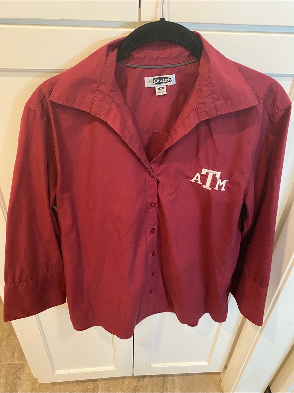 Women’s Maroon Texas A&M Button-Up Blouse